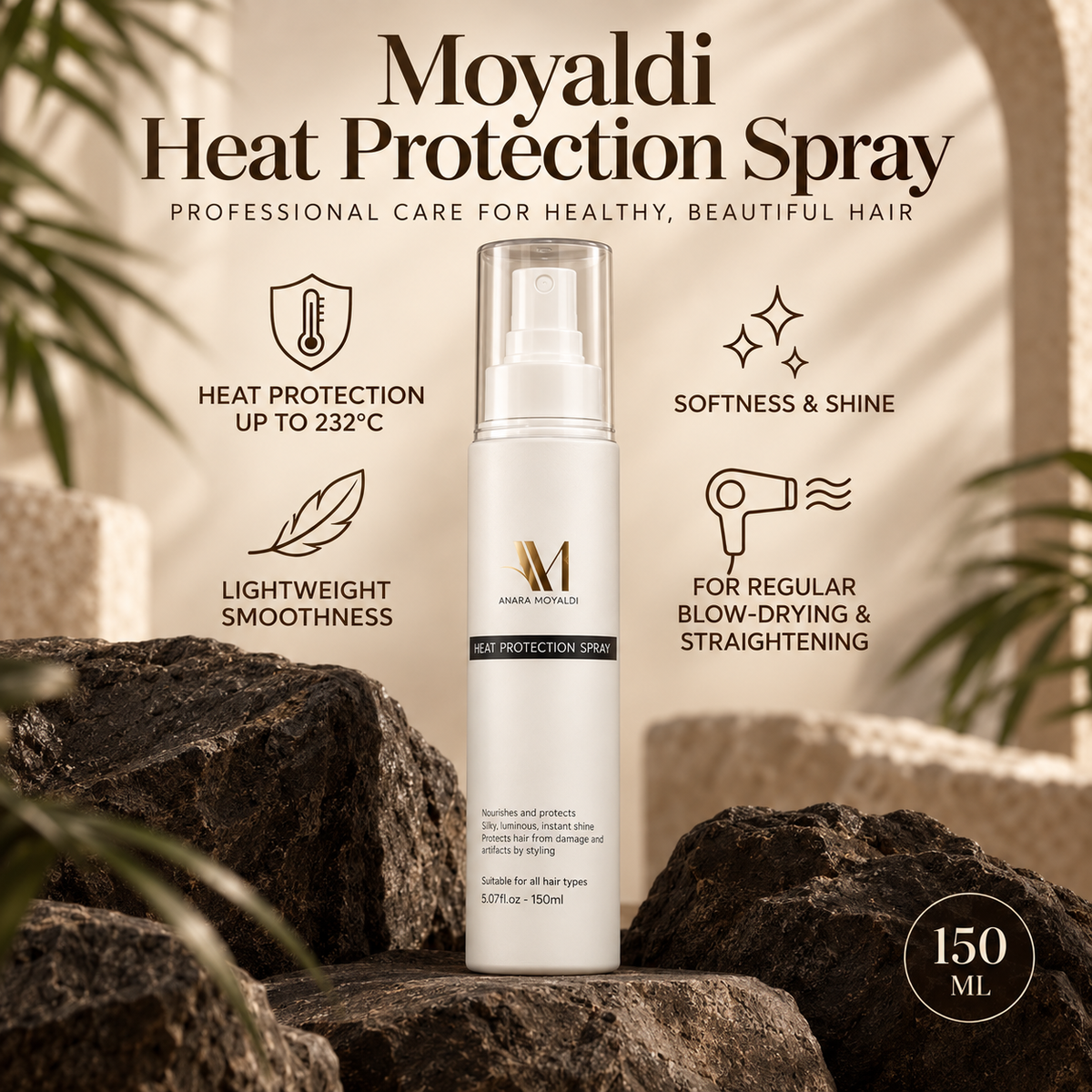 MOYALDI Heat Protection Spray